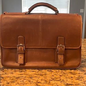 Men’s Coach Brown Leather Briefcase